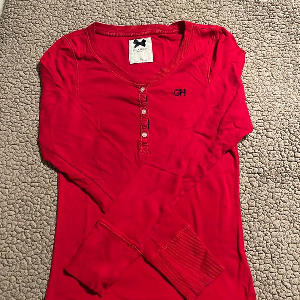 Red Gilly Hicks Sleep Wear Size Medium